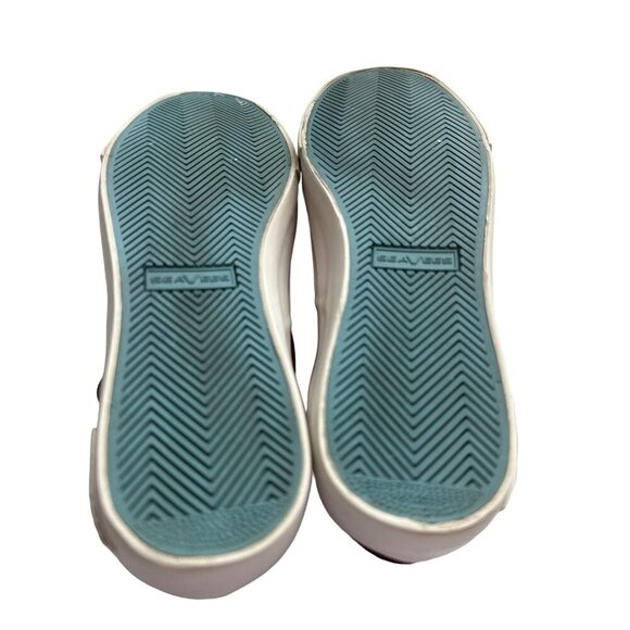 SeaVees Legend Burgundy Cherry Velvet Sneakers J Crew Ribbon Laces Size 9.5 - Picture 9 of 11